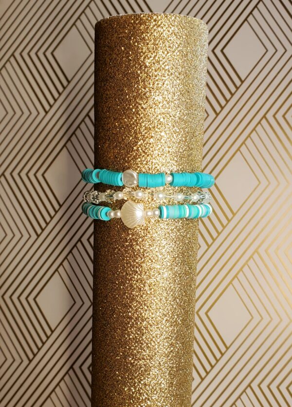 Beachy Babe Heishi Bracelet Set