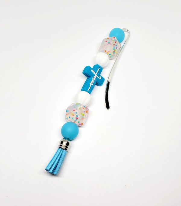 Blue Confetti Bible Bookmark