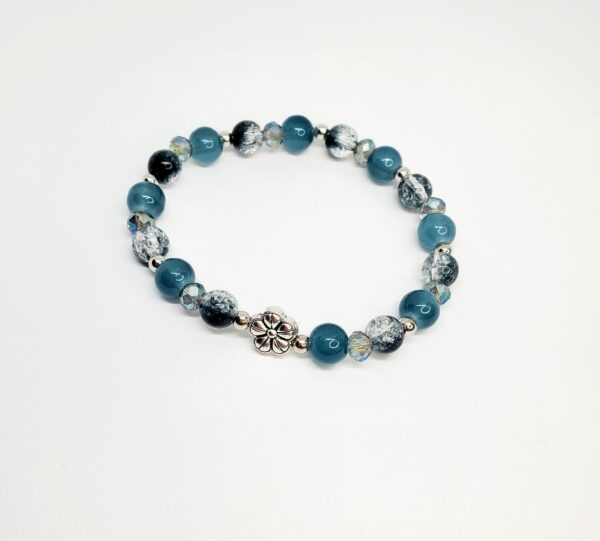 Blue Flower Bracelet