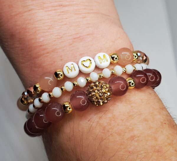 Elegant Mom Bracelet Stack