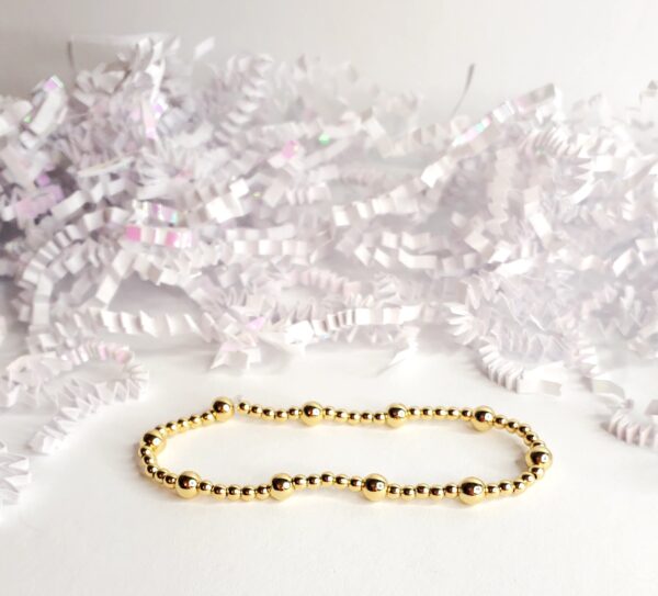 18k Gold-filled Bubble Bracelets - Image 3