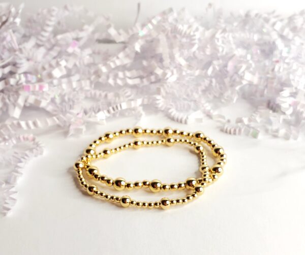 18k Gold-filled Bubble Bracelets