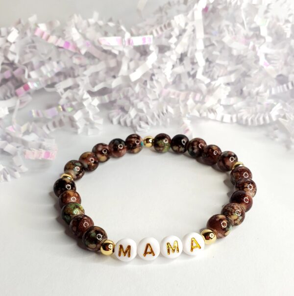 Tie-dye Bead Word Bracelet - Image 2