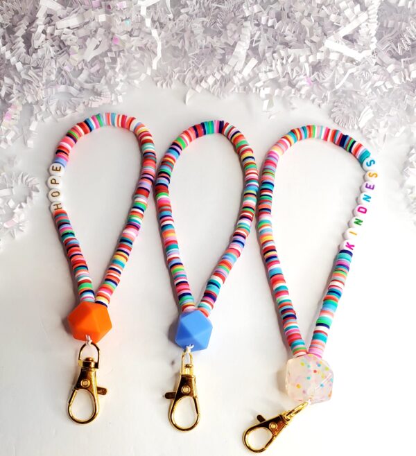 Tear Drop Stretchy Keychains