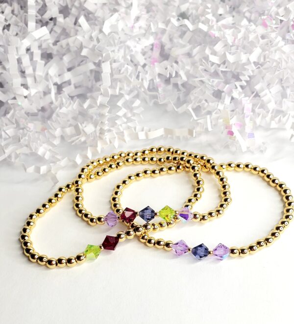 Custom Birthstone Bracelet - Image 3