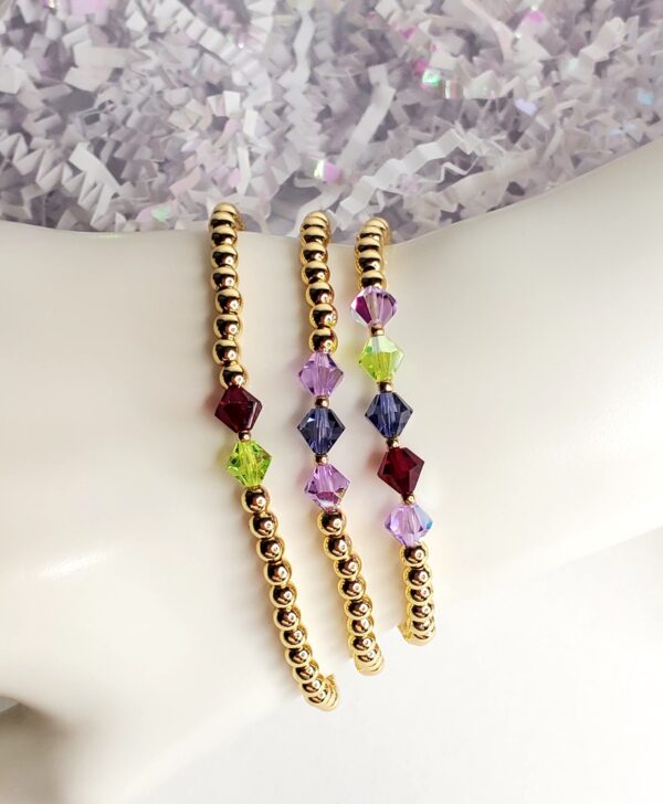 Custom Birthstone Bracelet